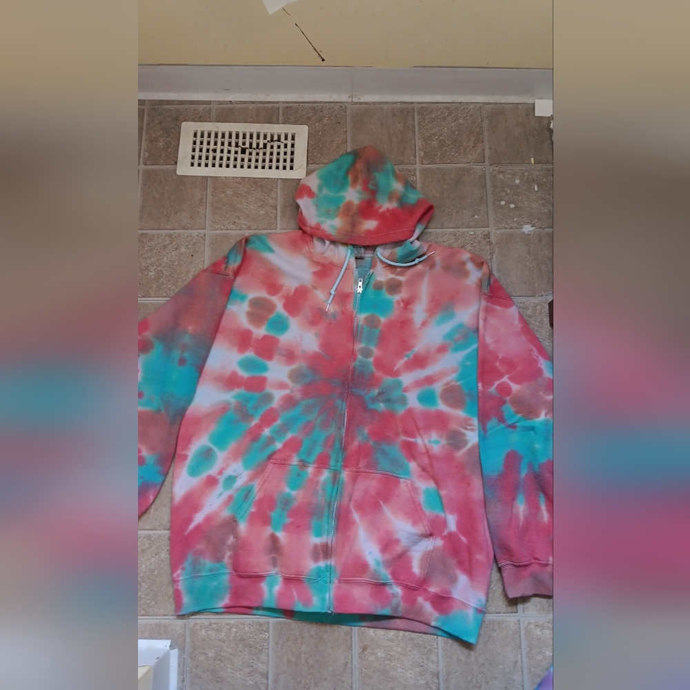 Handmade Tie Dye Hoodie!